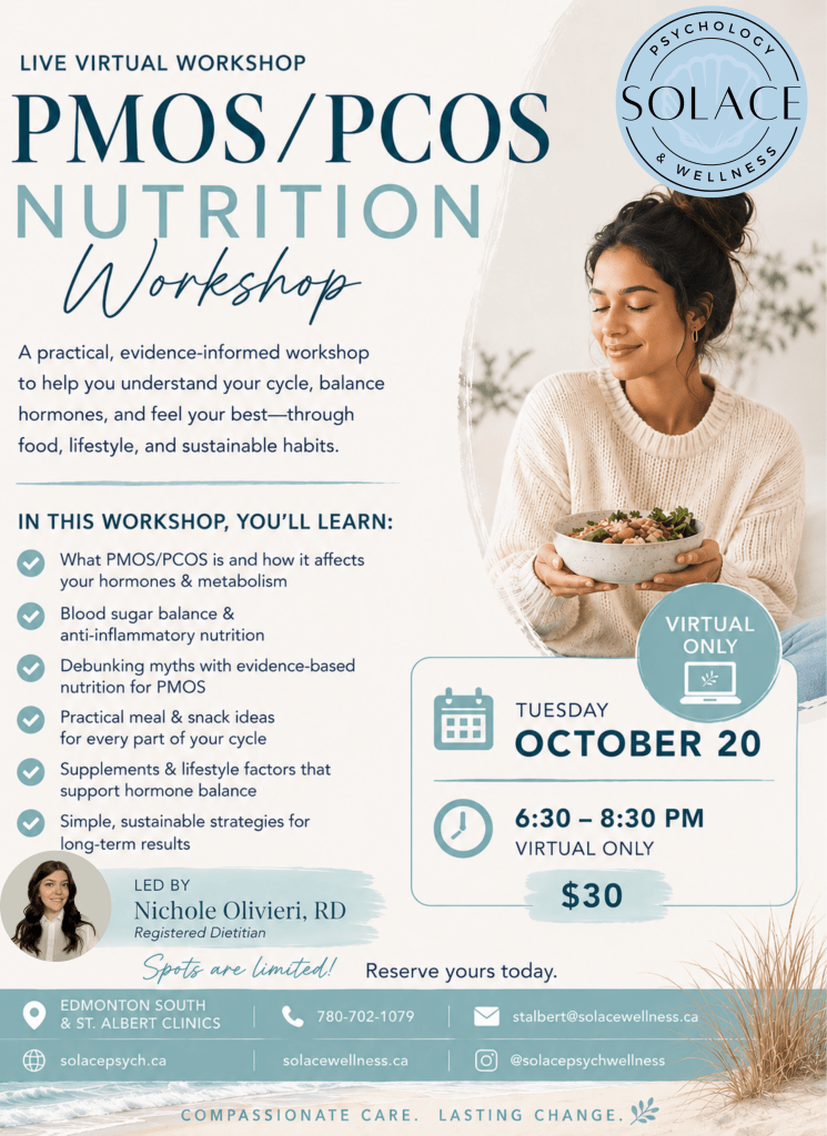 nutrition pcos workshop edmonton alberta